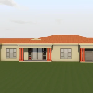 Modern 4 Bedroom House Plan