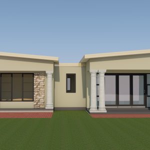 Modern 2-Bedroom House Plan